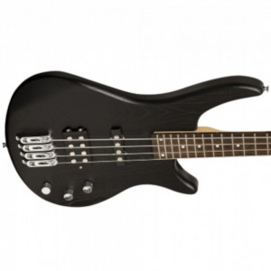 Stagg Full Size Fusion Electric Bass Guitar - Satin Black